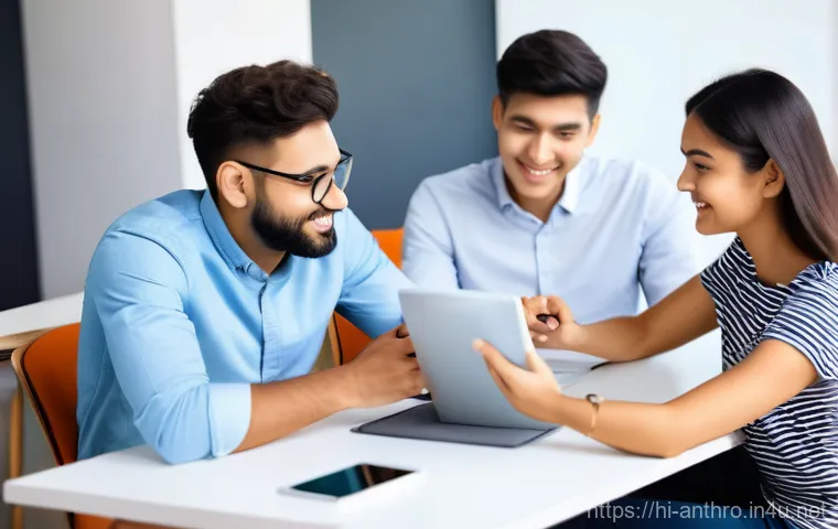 언어와 문화 - **Hindi Content Creator & Online Community:**
    A warm and inviting home office or study, beautifu...